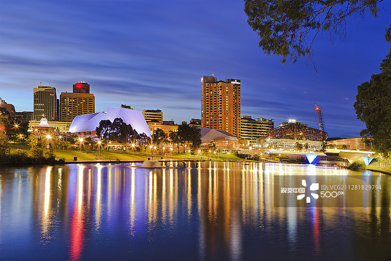 阿德莱德河流日出图片素材