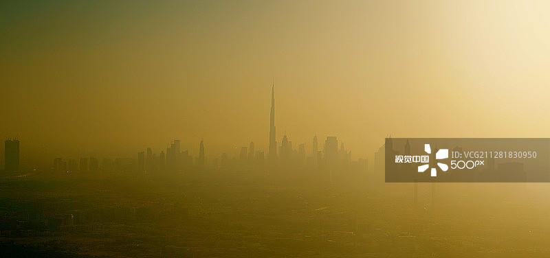 迪拜城市风光图片素材