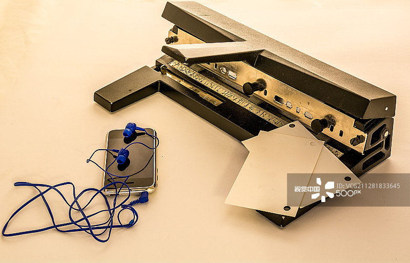 办公室的打孔机图片素材