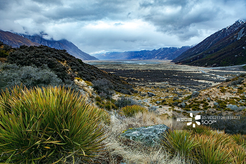 奥拉基-库克山国家公园景观图片素材