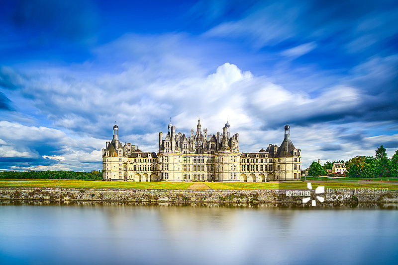 香波堡，联合国教科文组织中世纪法国城堡图片素材