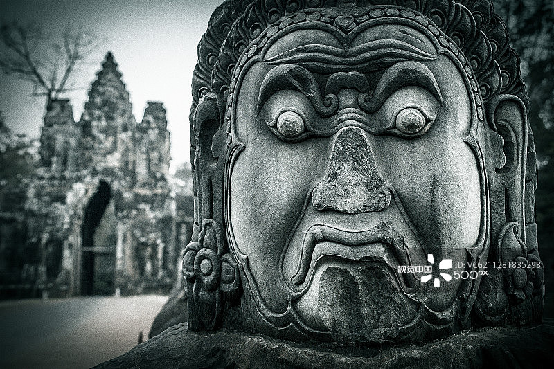 吴哥通王城南门图片素材