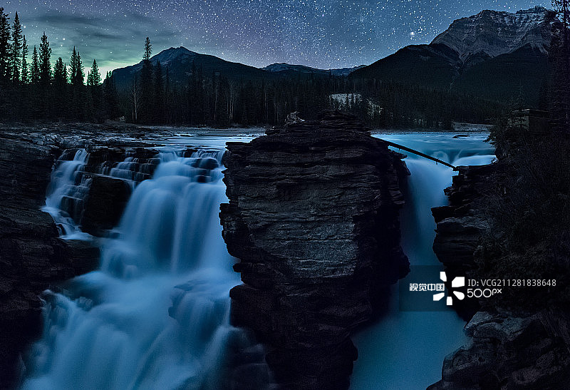 亚大巴斯卡河瀑布图片素材