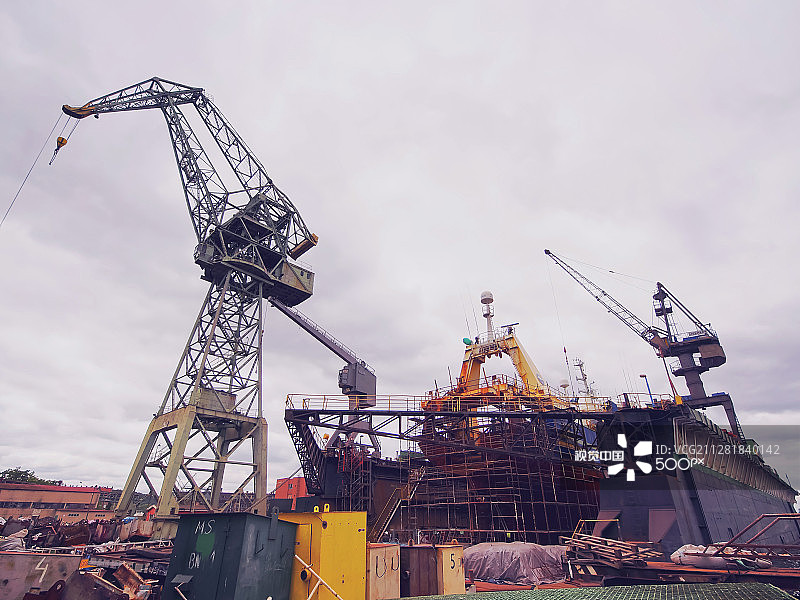 波兰格但斯克造船厂图片素材