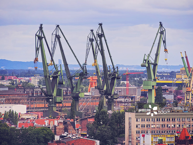 波兰格但斯克造船厂图片素材