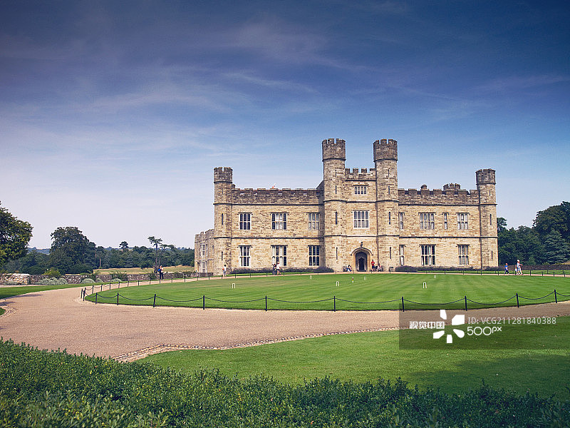 利兹城堡图片素材