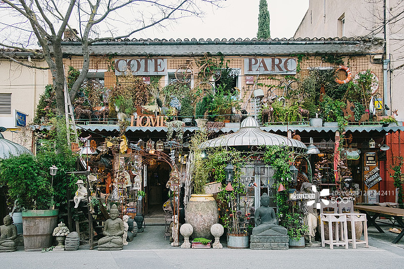 索格岛上的古董店图片素材