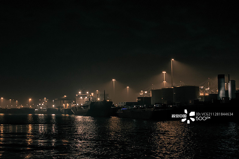 泽布吕赫港口102号低光照片图片素材