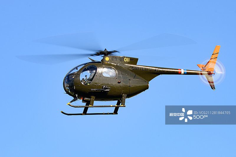 休斯OH-6“小马”直升机图片素材