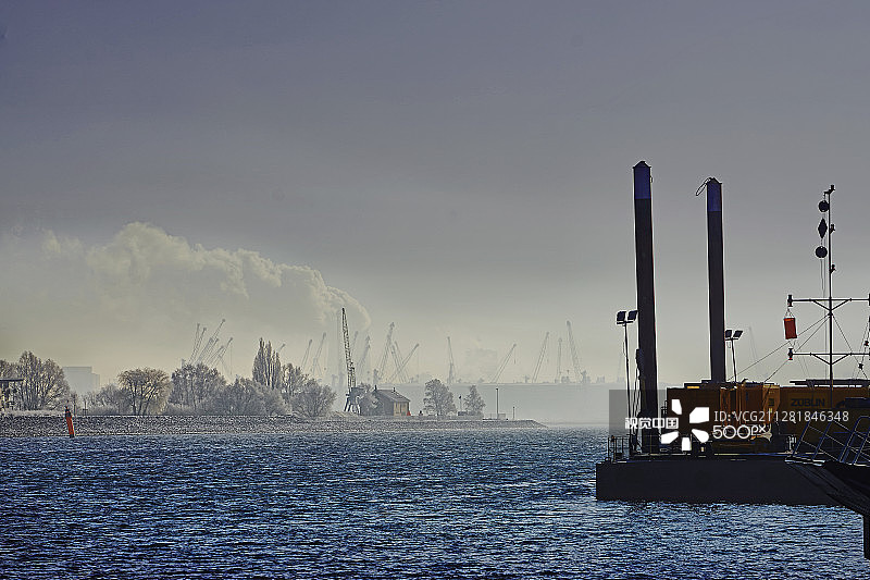 罗斯托克港口景观图片素材