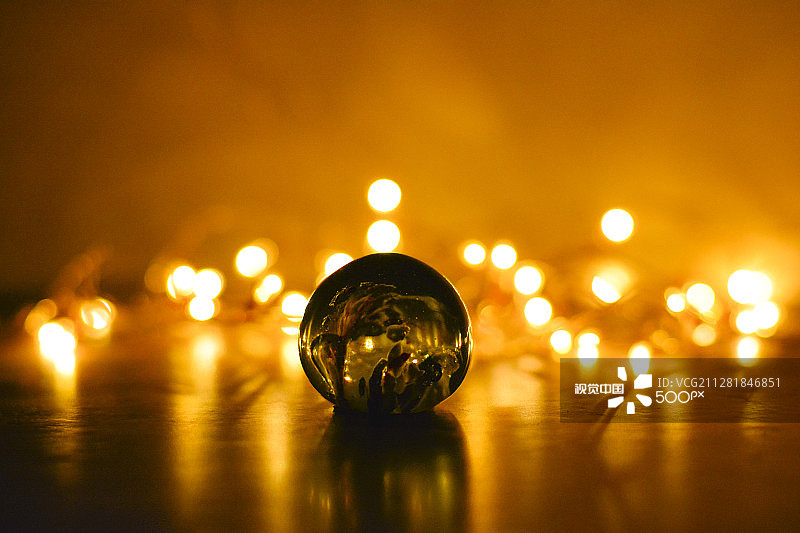 纸镇和散景图片素材