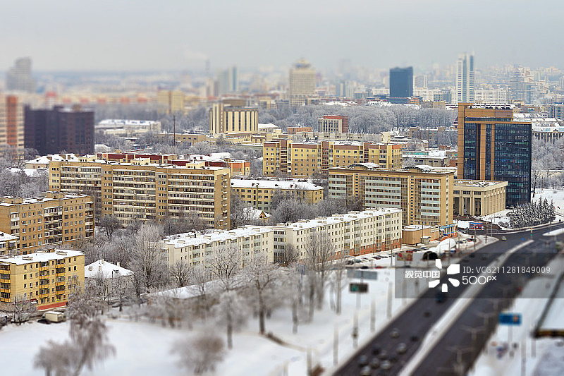 冬季明斯克景色图片素材