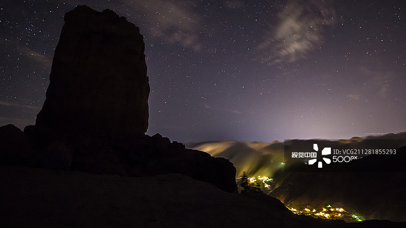 罗克努布洛的夜景图片素材