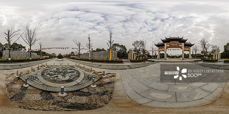 苏州重元寺入口图片素材