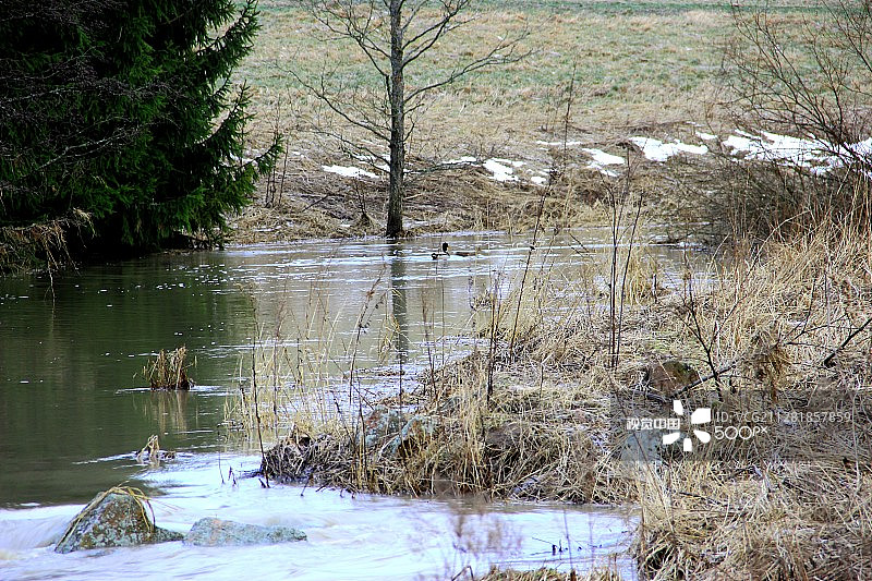 气场河流图片素材