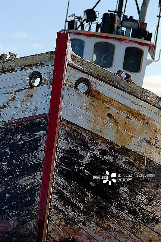 旧船图片素材