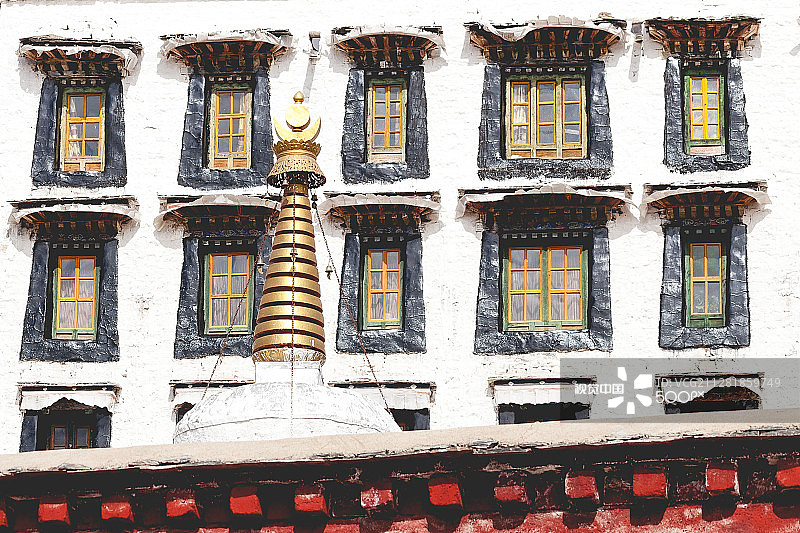 拉萨哲蚌寺图片素材