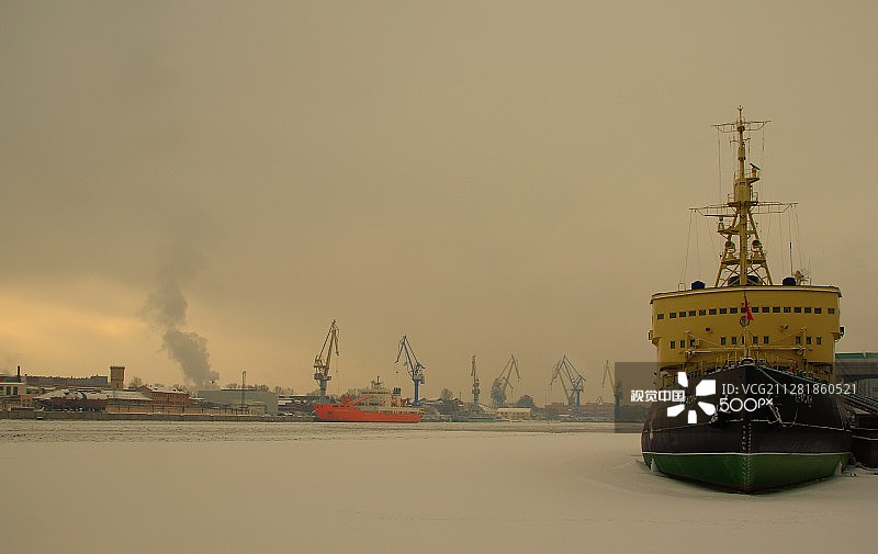 克拉辛号破冰船图片素材