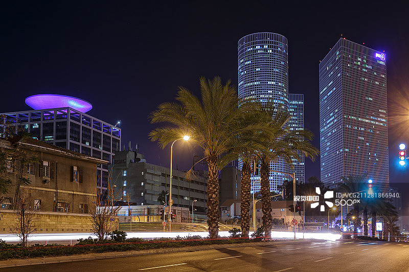 特拉维夫的傍晚图片素材