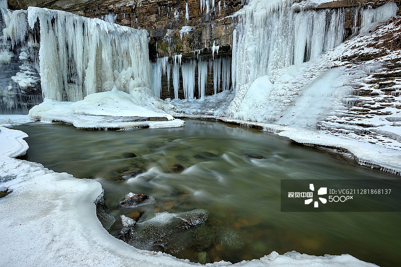 冰幕图片素材