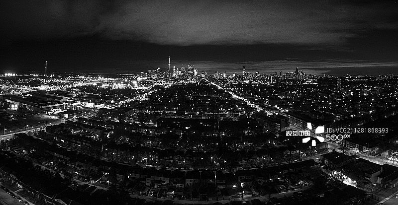 多伦多夜景图片素材