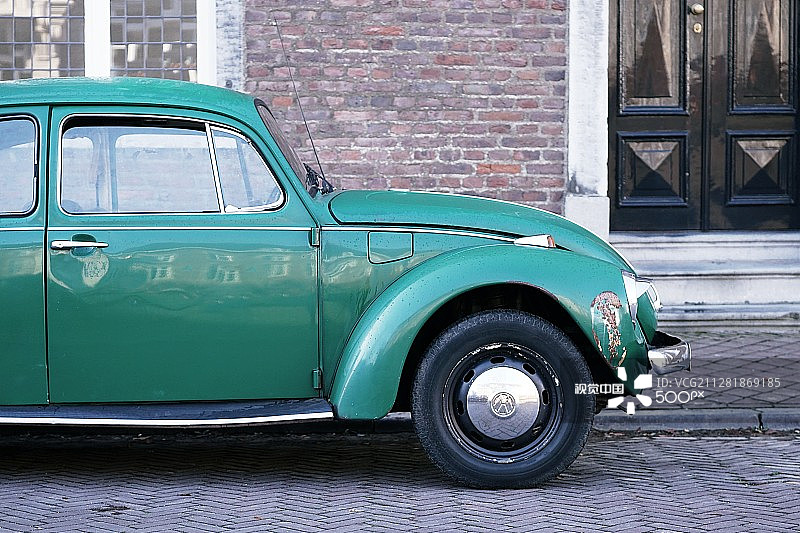复古大众甲壳虫汽车图片素材
