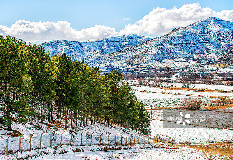 冬天的场景图片素材