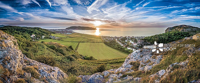 兰迪德诺的日落图片素材