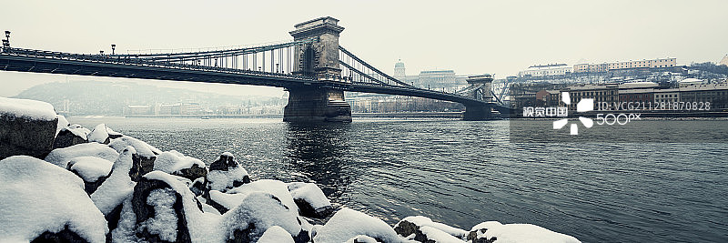 布达佩斯 - 链子桥图片素材