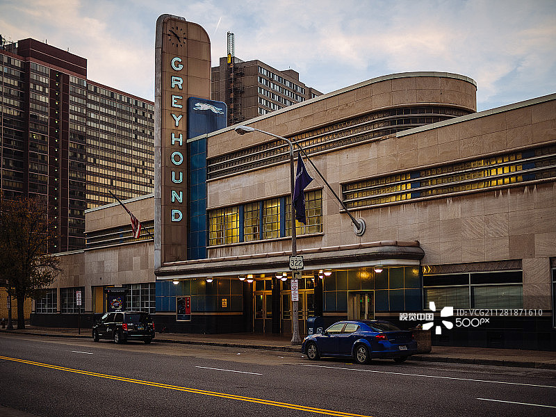 克利夫兰灰狗巴士站图片素材