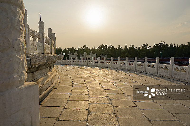 天坛圜丘坛。图片素材