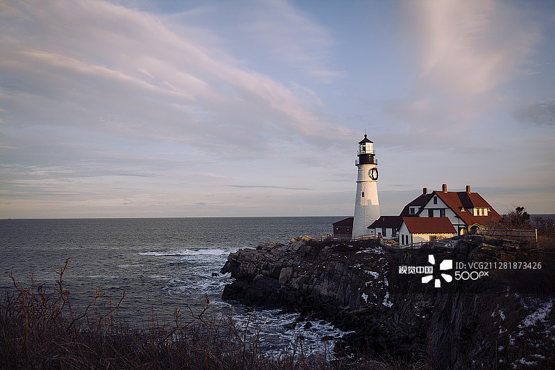 波特兰头灯图片素材