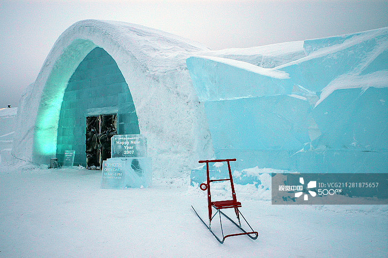 冰酒店图片素材