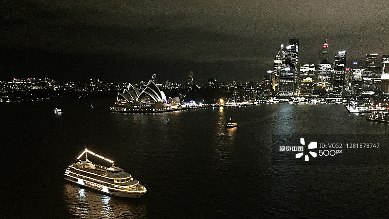 悉尼夜景图片素材