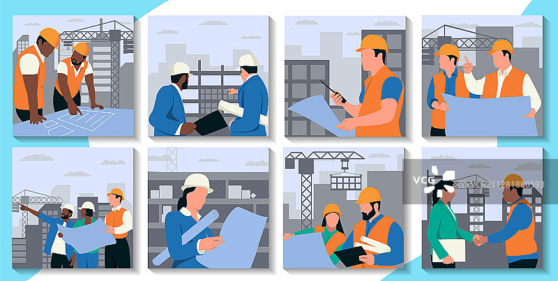 结构工程师的八张图纸图片素材