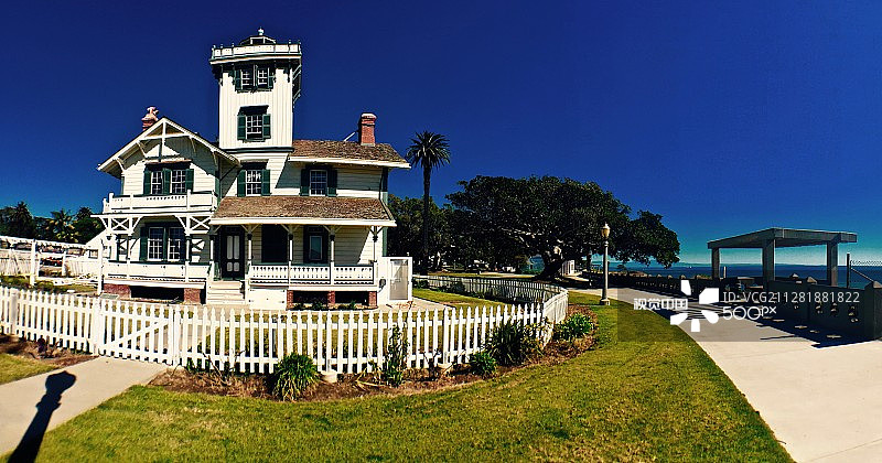 加州圣佩德罗费尔明公园一角图片素材