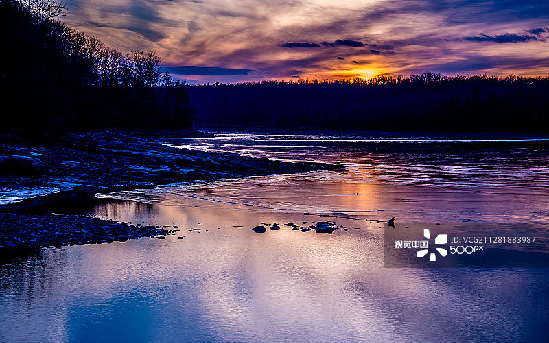 斯克兰顿湖图片素材