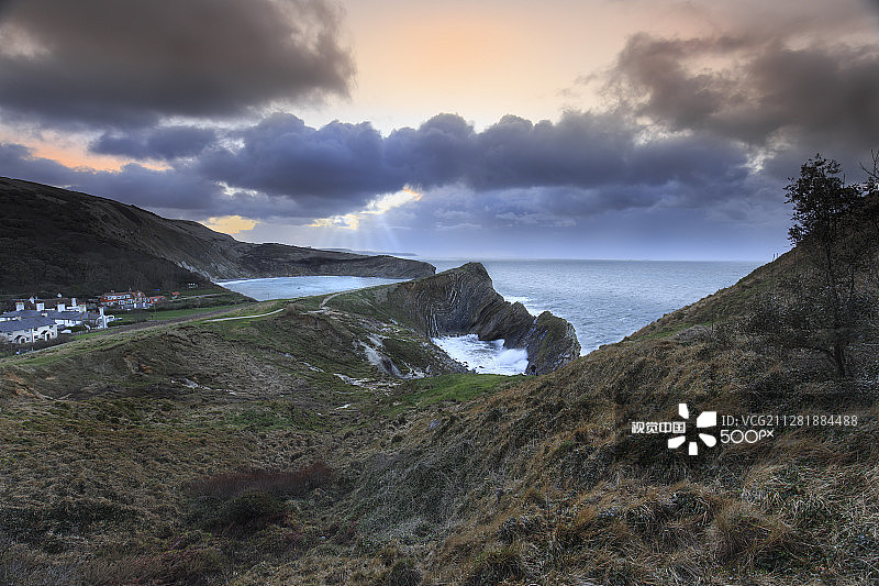 卢沃斯海湾的日出图片素材