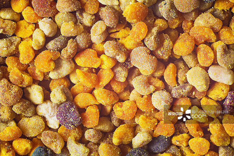 蜂花粉特写图片素材