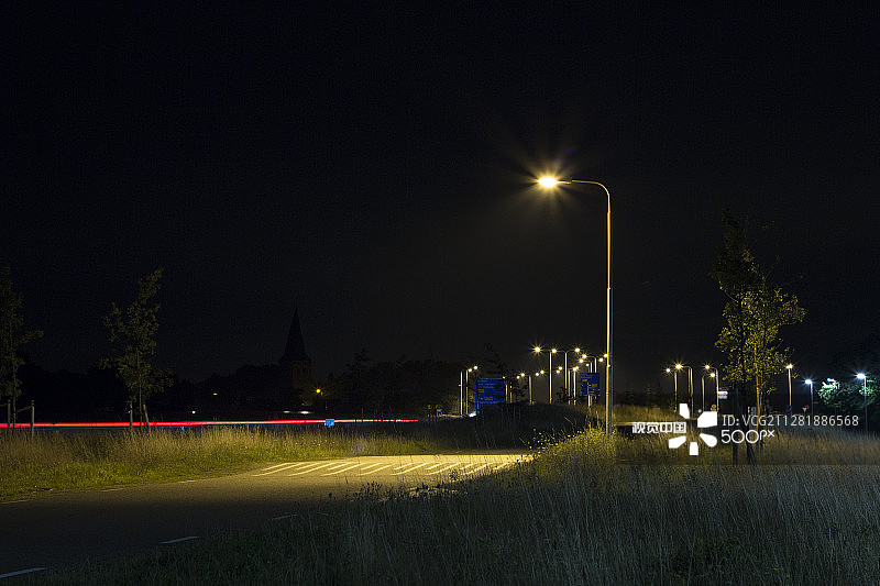 长时间曝光图片素材