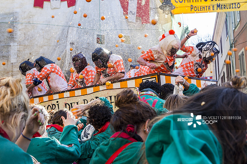 伊夫雷亚历史嘉年华图片素材