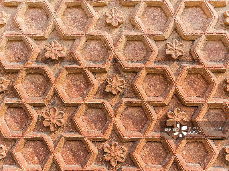 阿格拉红堡的细节图片素材