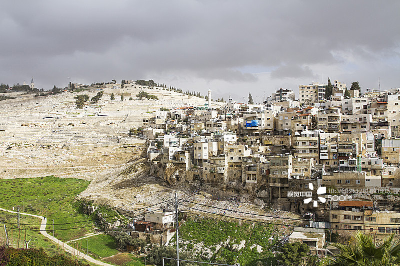耶路撒冷锡尔万村图片素材