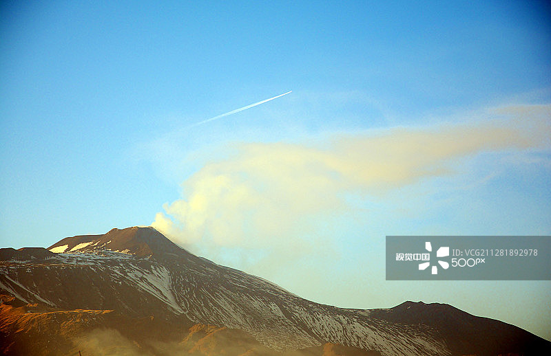 埃特纳火山，2016图片素材