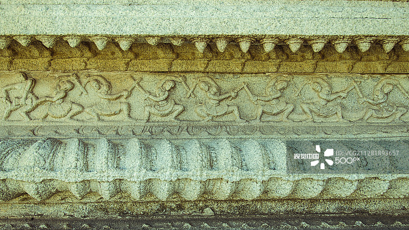 亨比的墙壁雕刻图片素材