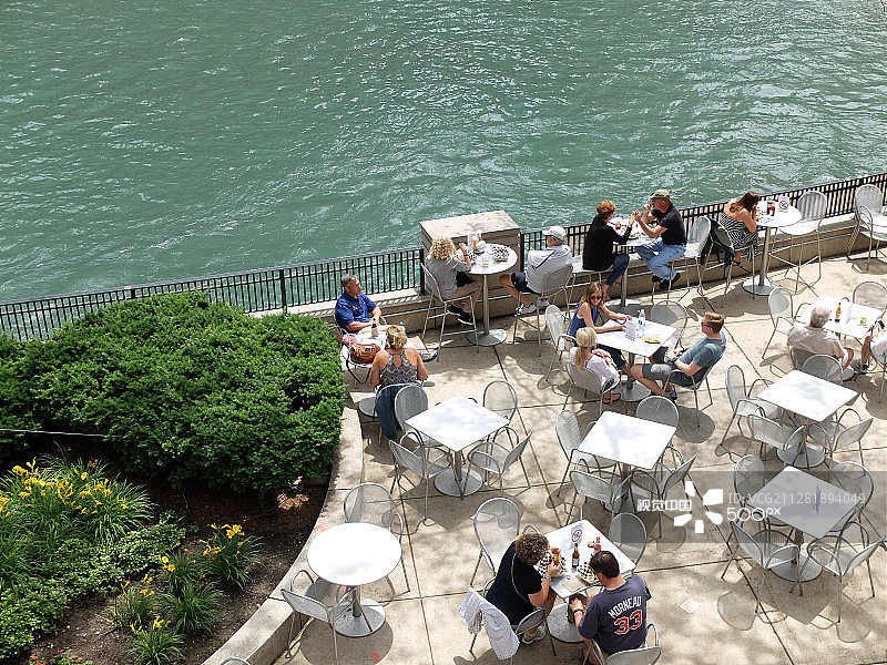 芝加哥河图片素材