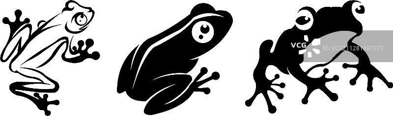 青蛙标志或图标图片素材
