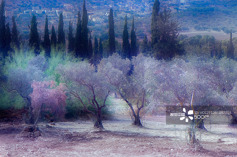 印象派风景图片素材