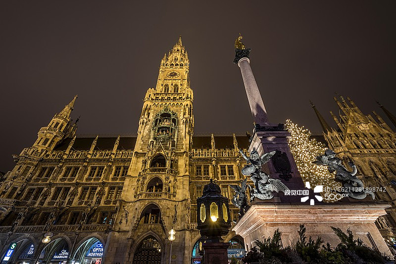 慕尼黑玛利亚广场图片素材