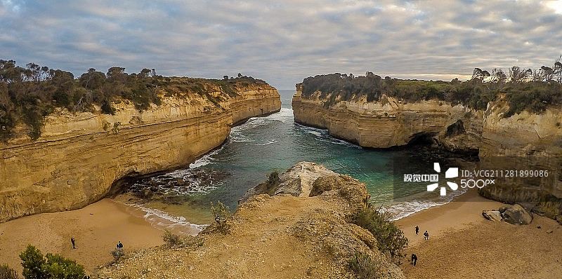 阿德湖峡谷图片素材